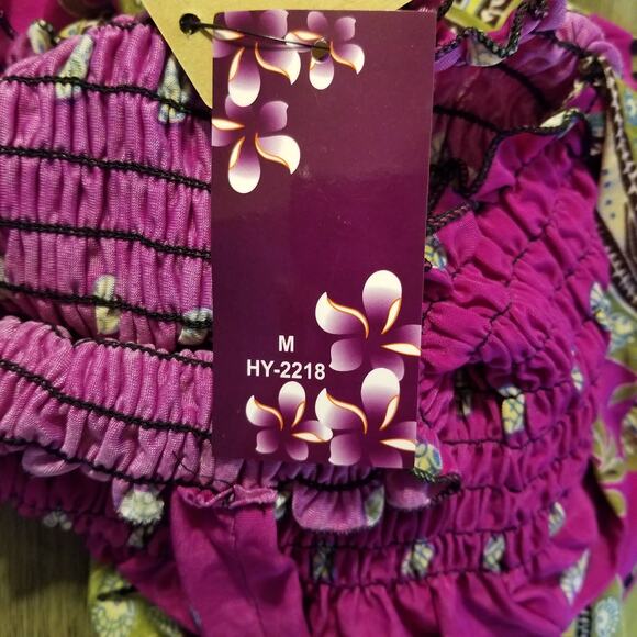 Women's Purple Knee-Length Fit & Flare Paisley Sundress, Size: Medium, New - Picture 7 of 10